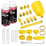 CHUMXINY Brake Bleed Kit for SHIMANO, TEKTRO Hydraulic Disc Brakes, Including High Performance Mineral Brake Fluid (120ml)