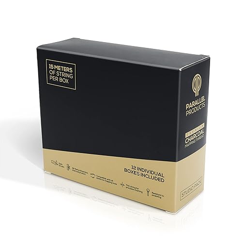 Miniatura 10 de Parallel Products - Cuerda de mapeo de cejas prémium para microblading - Pretintada - Hilo de carbón de bambú fino de 0039in - Hipoalergénicolibre