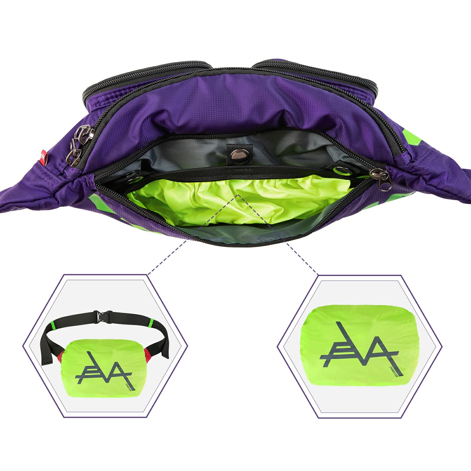 FIREFIRST x Radio Eva - Evangelion Riñonera Bolso Bandolera
