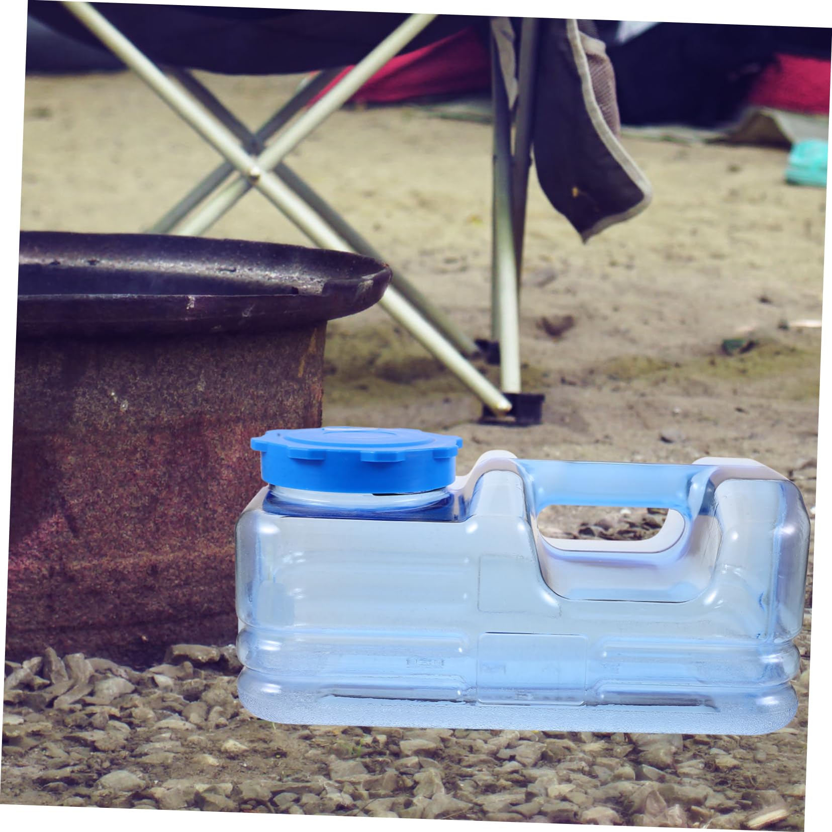 Sosoport 1satz Camping Wasserbehälter Tragbarer Wassercontainer Für Outdoor Picknick Und Notfälle Robuste Wiederverwendbare Wasserkanister Aus Pc-Material Mit Praktischem Tragegriff