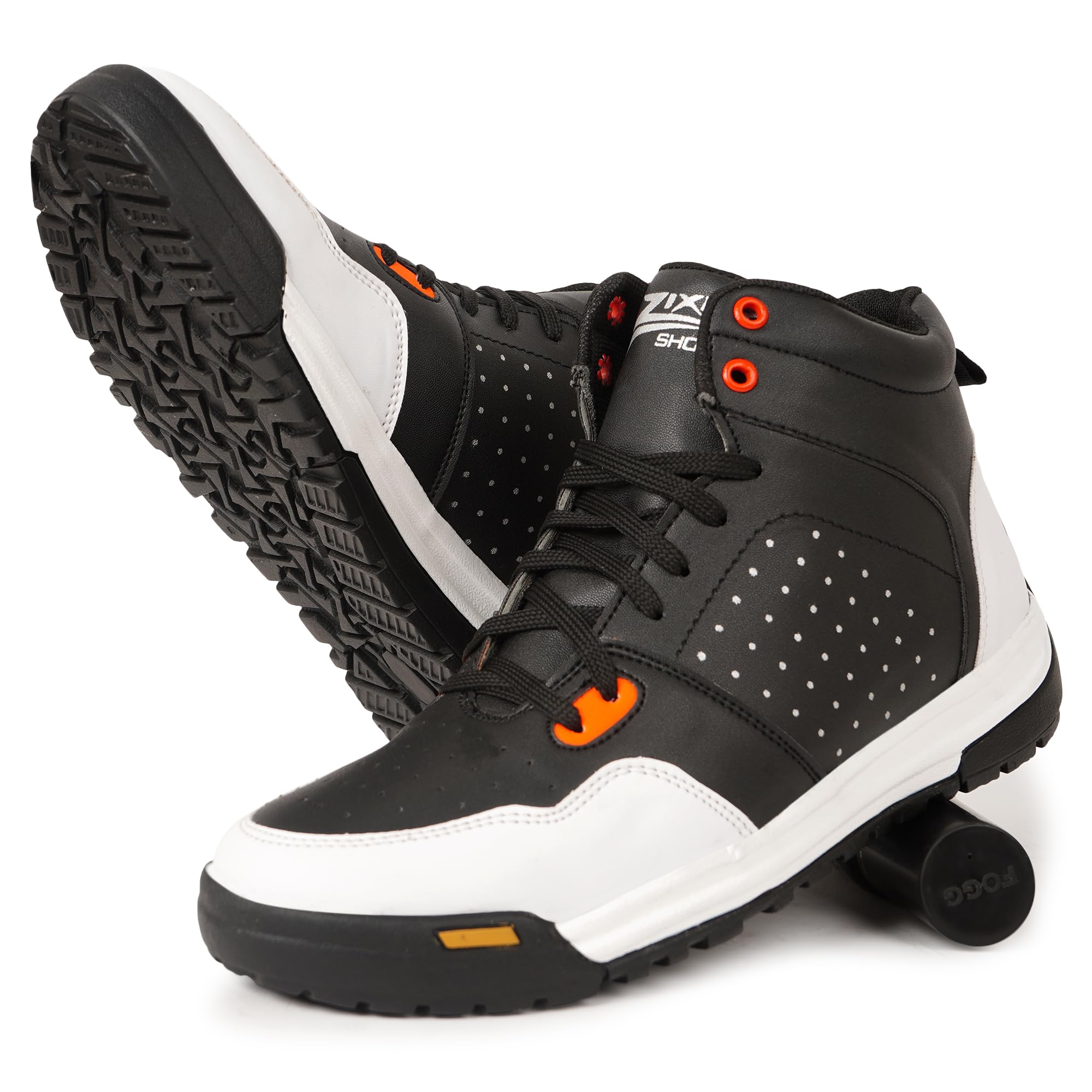 Zixer Woodlend Bike Riding Tracking Stylish Latest Jungle High Ankle Boots For Boys High Tops For Men-picture-11