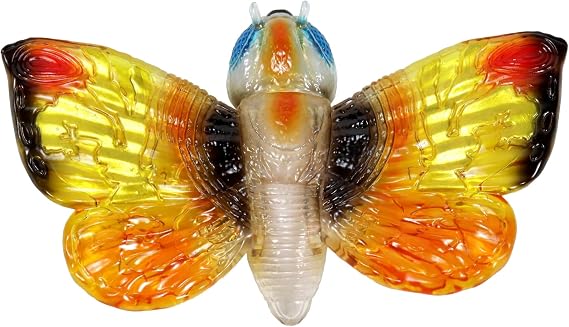 CCPJAPAN Middle Size Series Godzilla EX 7th Series Mothra 1992 Standard Clear Version, Approx. 5.9 inches 150 mm, PVC Pre-painted Complete Vinyl Figure