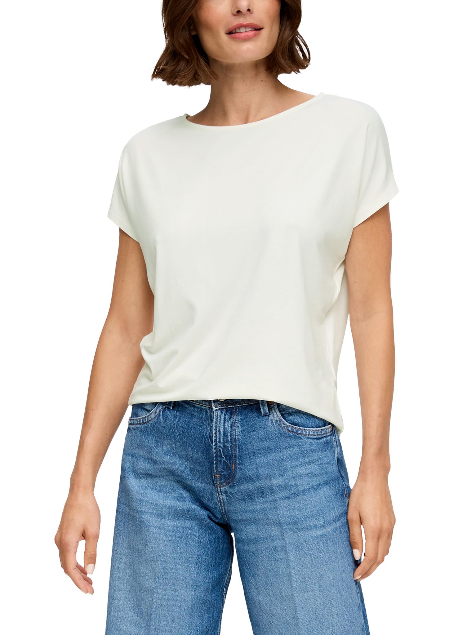 s.Oliver Women's T-Shirt, White 0210, 12