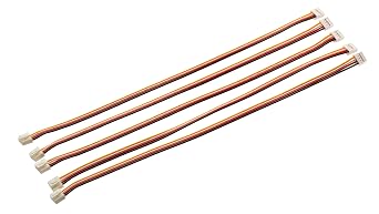 Grove Universal 4-Pin HY2.0mm Buckled 25cm Jumper Wires 5 PCs Pack, Colorful Terminal Cable