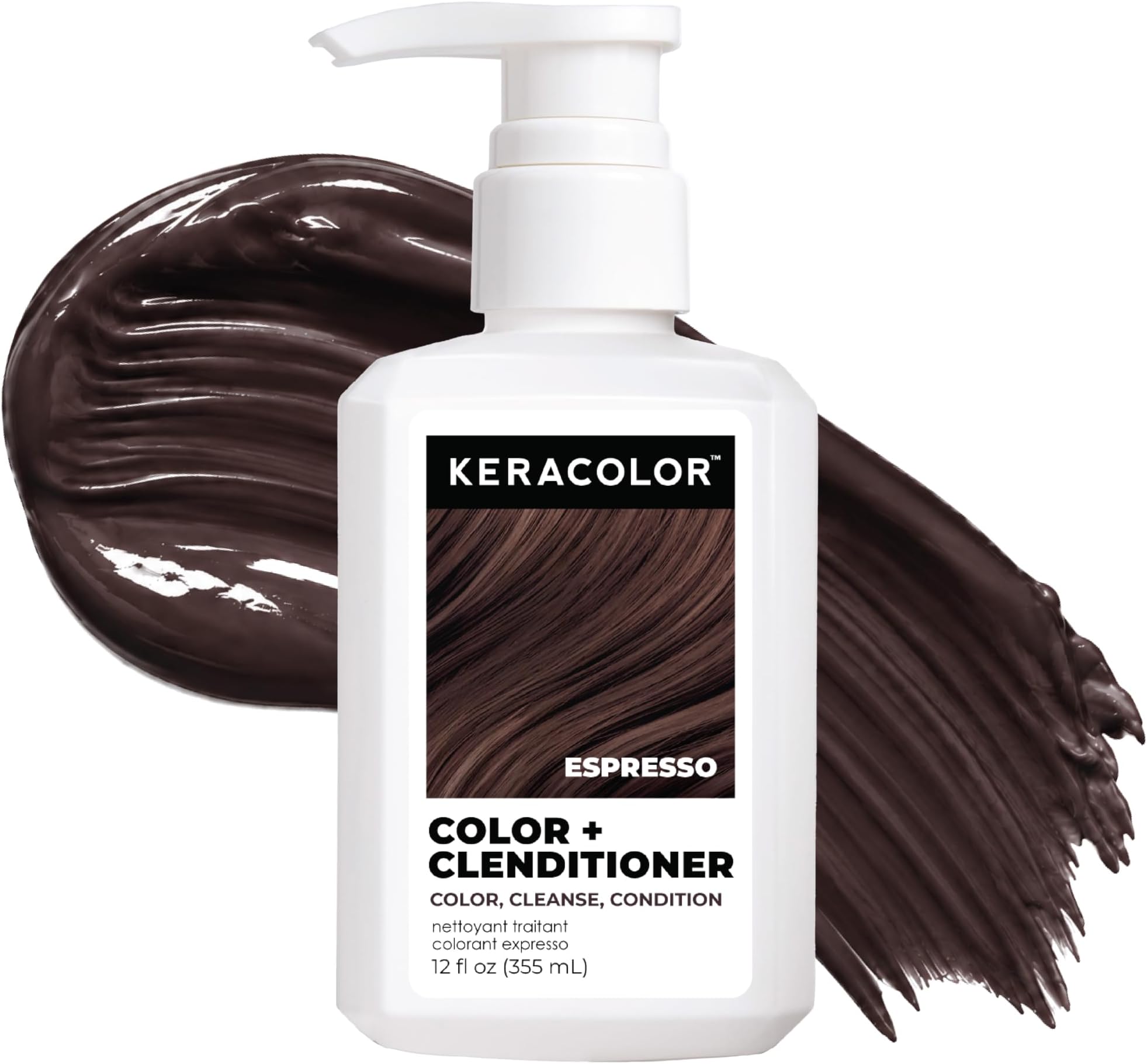 Keracolor Color + Clenditioner, Semi-Permanent Hair Color, 23 Shades
