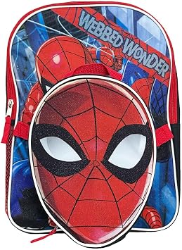 Fast Forward Marvel Spiderman Backpack And Detachable Lunchbox - 15 - Webbed Wonder - Adjustable Straps