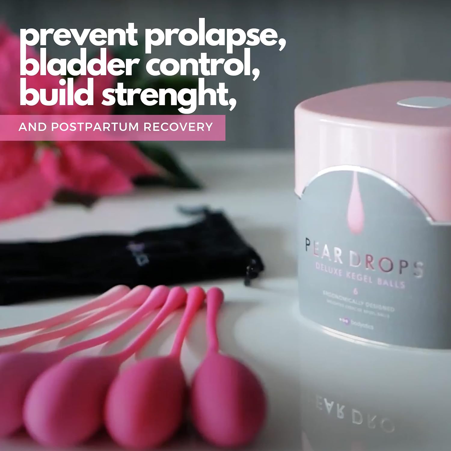 Uр Tо 60% оƒƒ Bodyotics Deluxe Kegel Weighted Exercise Balls - Pelvic Floor Tightening and Strengthen Bladder Control - Prevent Prolapse - Set of 6 for Beginners to Advanced with Free E-Book