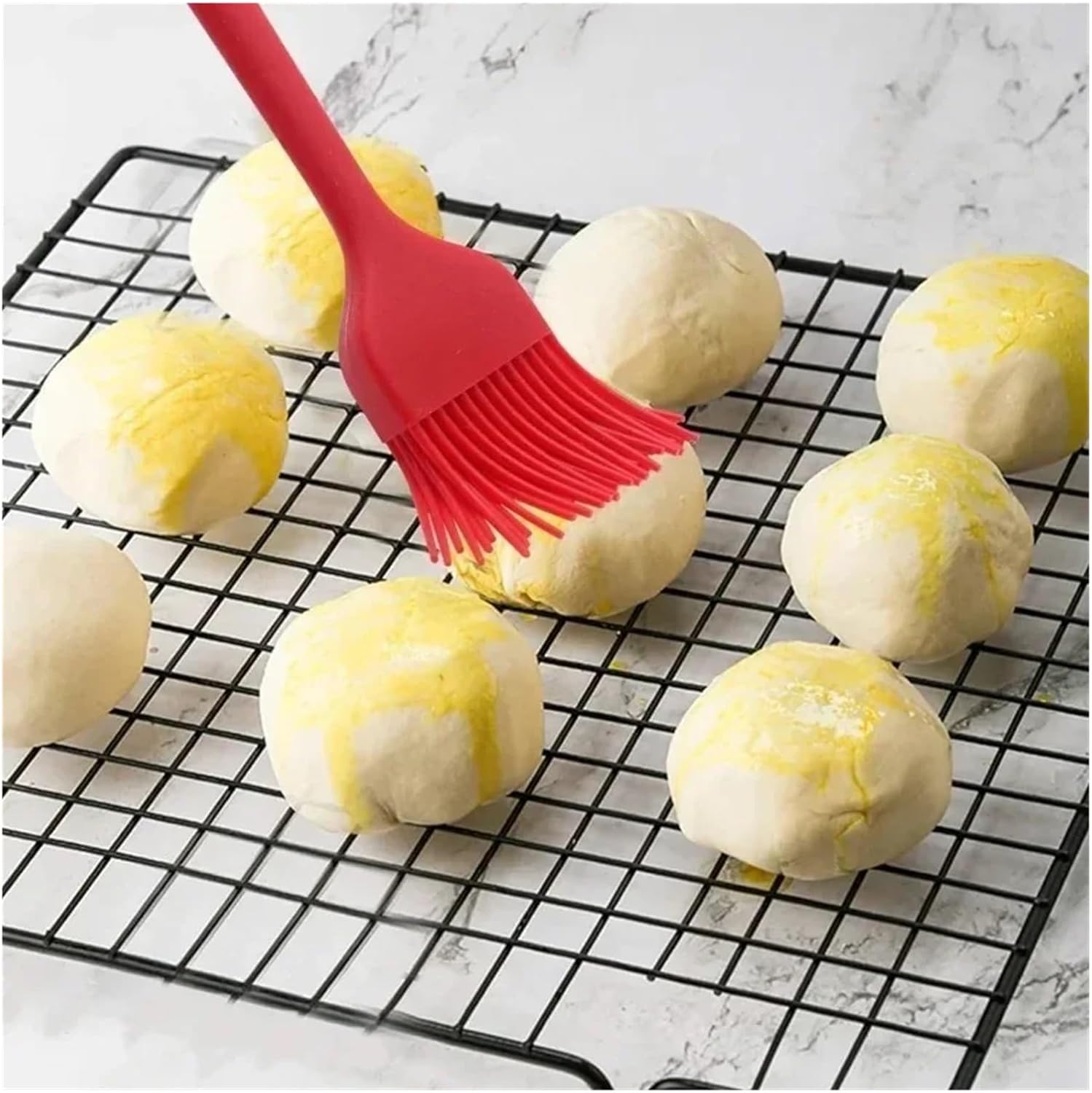 Silicone Barbeque Brush Heat Resistant Oil Brushes For Pastry Cooking Smear BBQ Kitchen Bar Cake Baking Tools Utensil Supplies(Multicolor-3pcs)