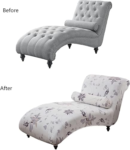 Miniatura 6 de Funda para tumbona sin brazos, funda elástica estampada para sofá reclinable, fundas elásticas para tumbonas para sala de estar, dormitorio, 13