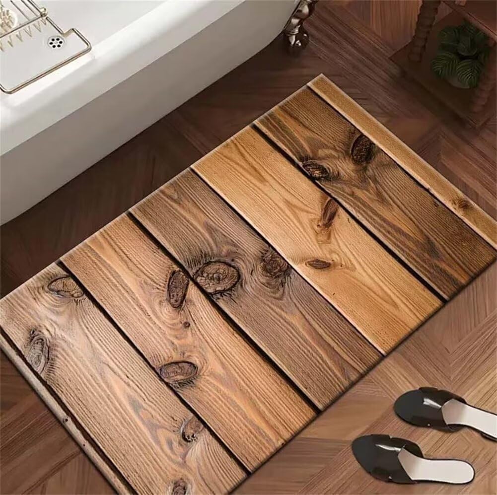 Tapis de Bain Diatomite 40x60cm en Microfibres Douces pour Douche