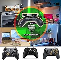 Vista 5 de Uberwith 2 Pack Controller Desk Mount holder for Xbox Series XS,Xbox Elite 12,Xbox One, Xbox 360,Switch Pro Controller with Strong Adhesive
