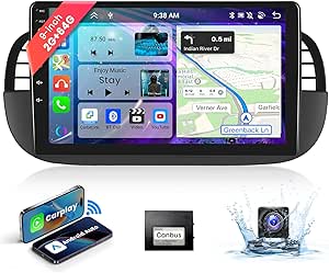 Autoradio Android 14 9" Pour Renault Laguna 2 (2001-2007) - 6Go RAM, 64Go ROM, CarPlay/Android Auto Sans Fil, 4G