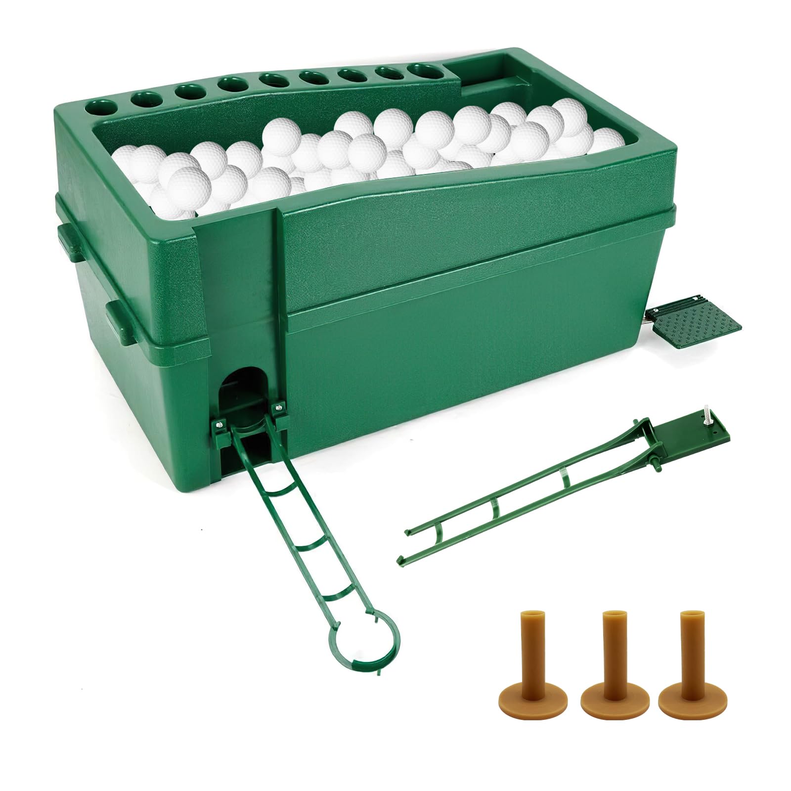 WBM Automatic Golf Tee Machine, Golf Ball Dispenser Tee, Golf Swing Trainer