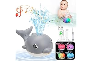 2024 Dolphin Water Magic Lighting Sprinkler Bathtub Toy