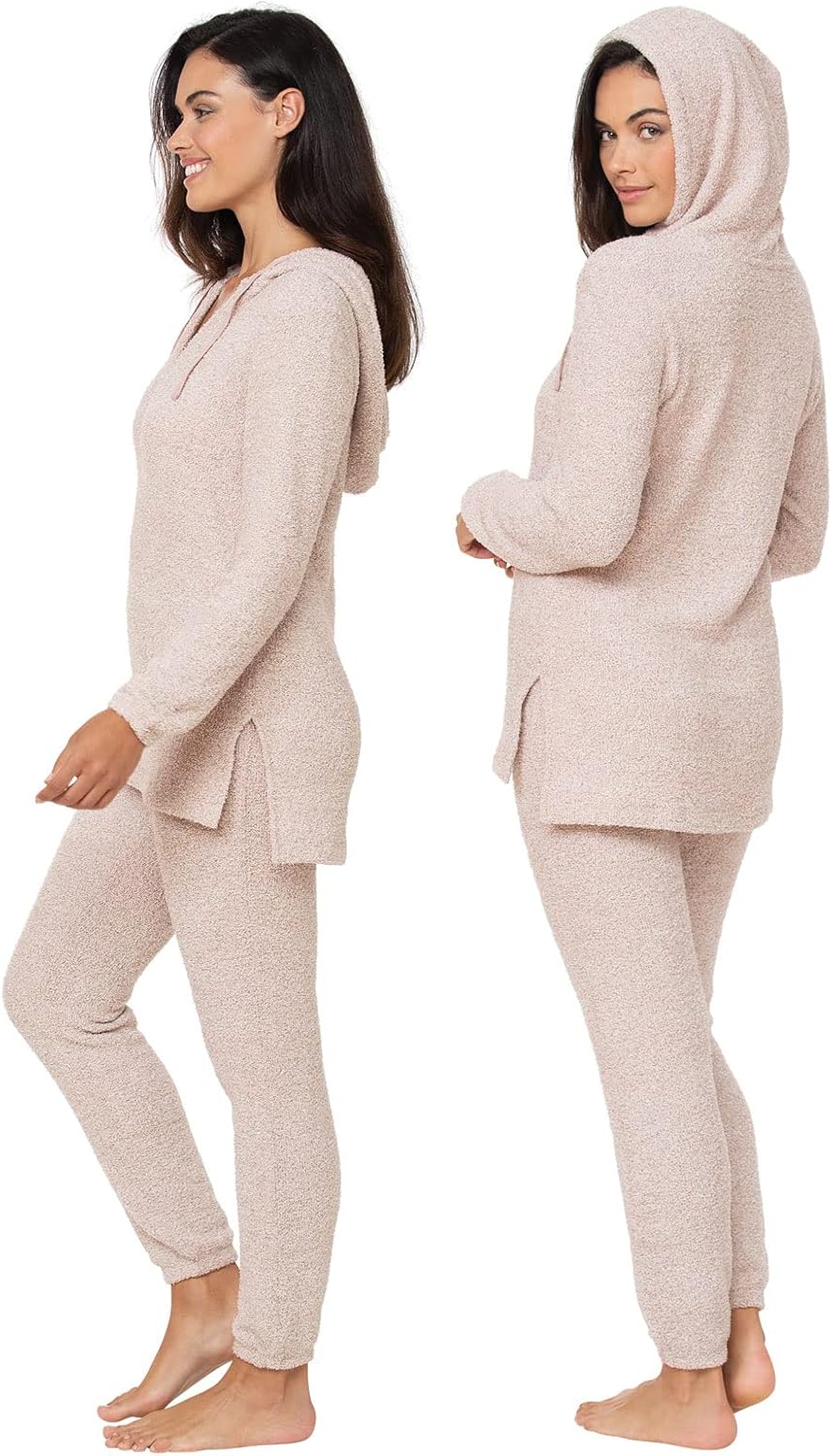 PajamaGram Fuzzy Pajamas For Women - Snuggle Fleece PJ Set For Women - Image 2