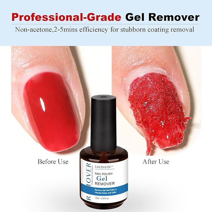 Removedor de Esmalte en Gel LOUINSTIC 2 Pack 30ml Sin Acetona miniatura 8