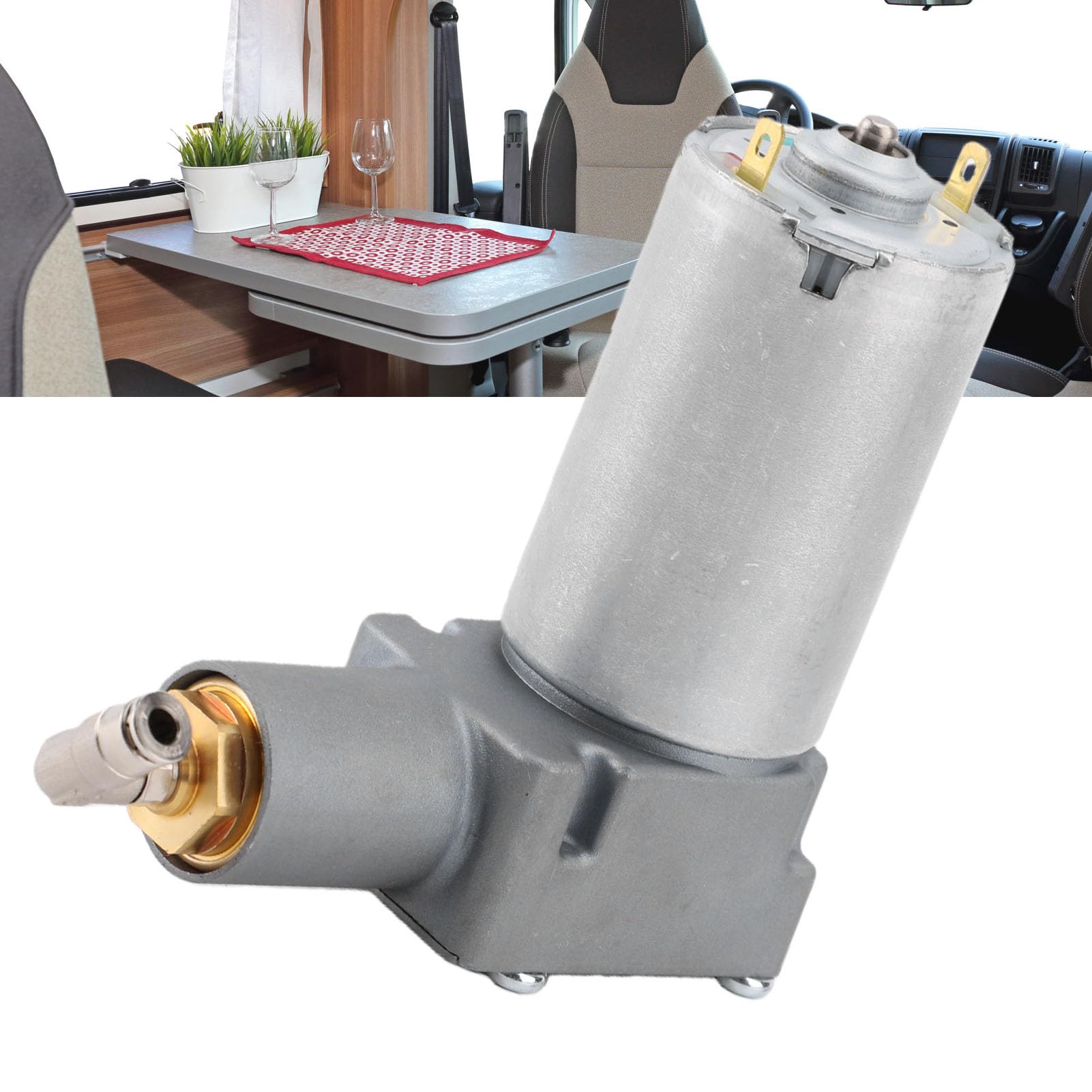 banapoy 12V Sprężarka Powietrza do Fotela Kierowcy, Sprężarka Powietrza do Fotela Pneumatycznego z szybkozłączką 4mm, Zawieszenia Pneumatycznego Ciężarówek