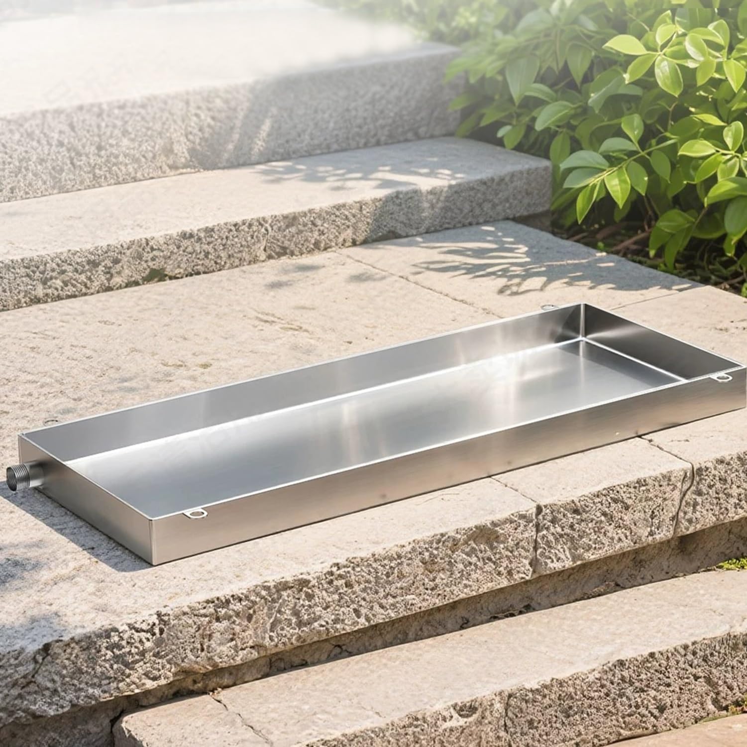 Plateau de vidange en Acier Inoxydable avec Drain