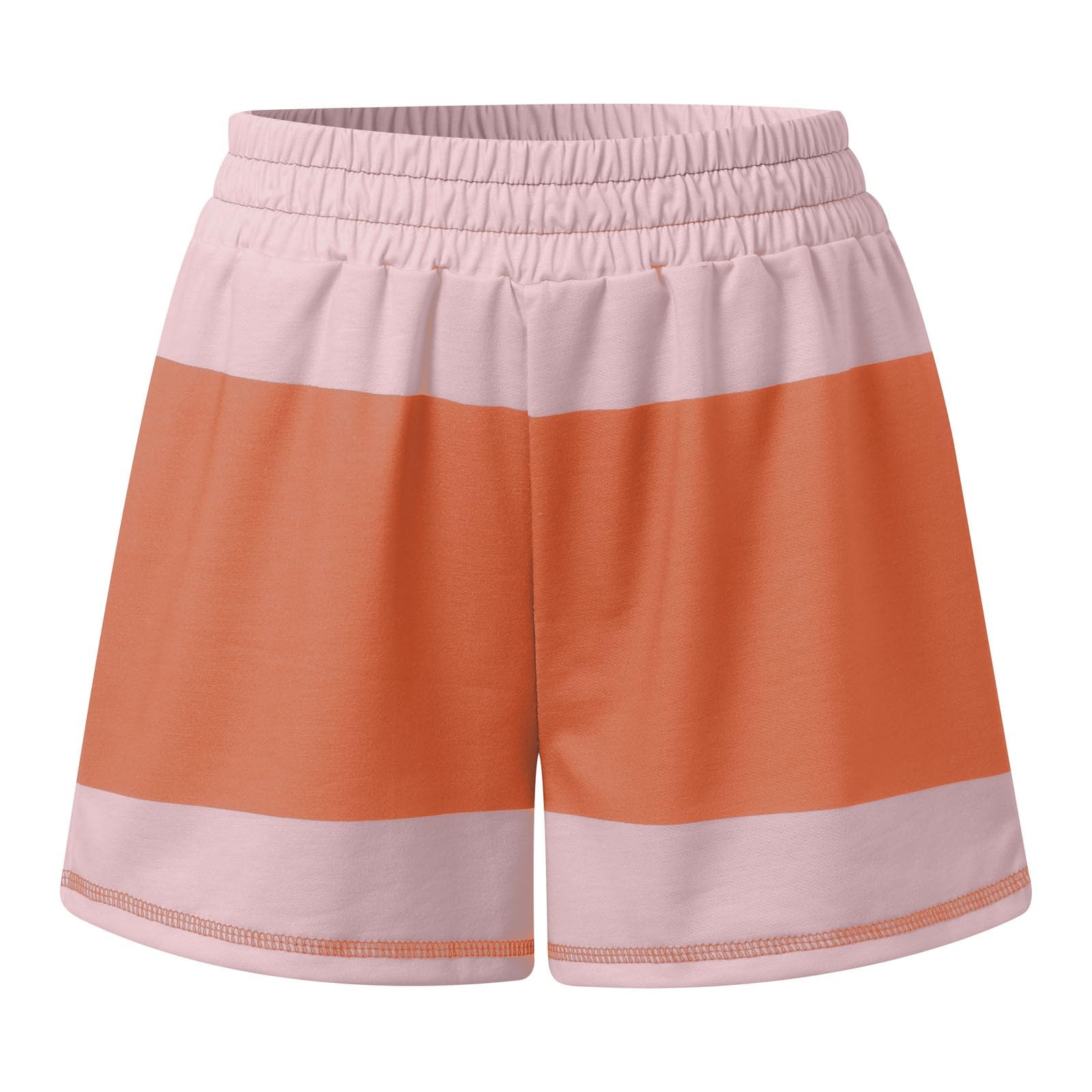 Generisch Survêtement d'été 2 pièces pour femme - Court - Couleur unie - Tenue de détente - Ensemble de vacances - Élégant et décontracté - Survêtement léger à manches courtes et short avec poches