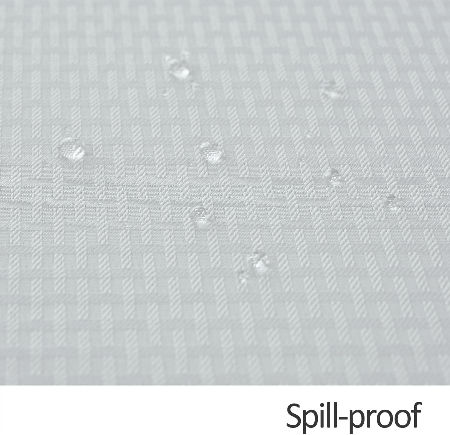maxmill Weaved Texture Tablecloth Water Resistance Antiwrinkle Spillproof Soft Washable Table Cloth for Dining Room, Buffet Banquet Parties Holiday Dinner, Rectangular 60 x 108 Inch, White