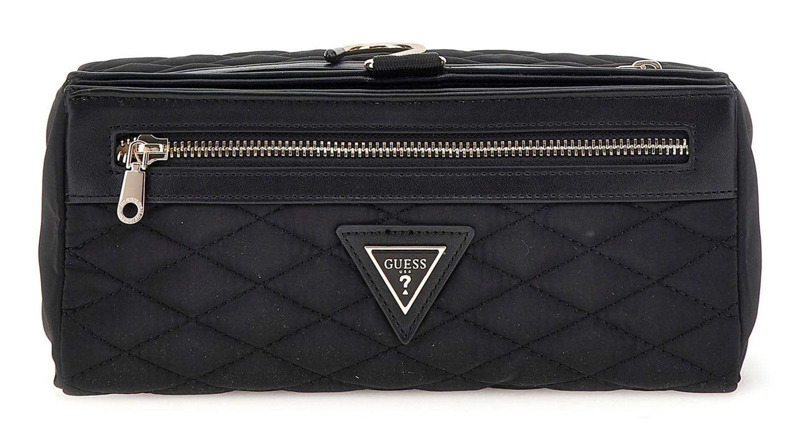 GUESS Borsa donna beauty viaggio tessuto trapuntato nero B25GU194 PW7491P4461
