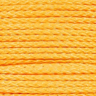 Hollow Braid Polypropylene Rope in Yellow – Multiple Use – (1/2 Inch x 100 Feet)