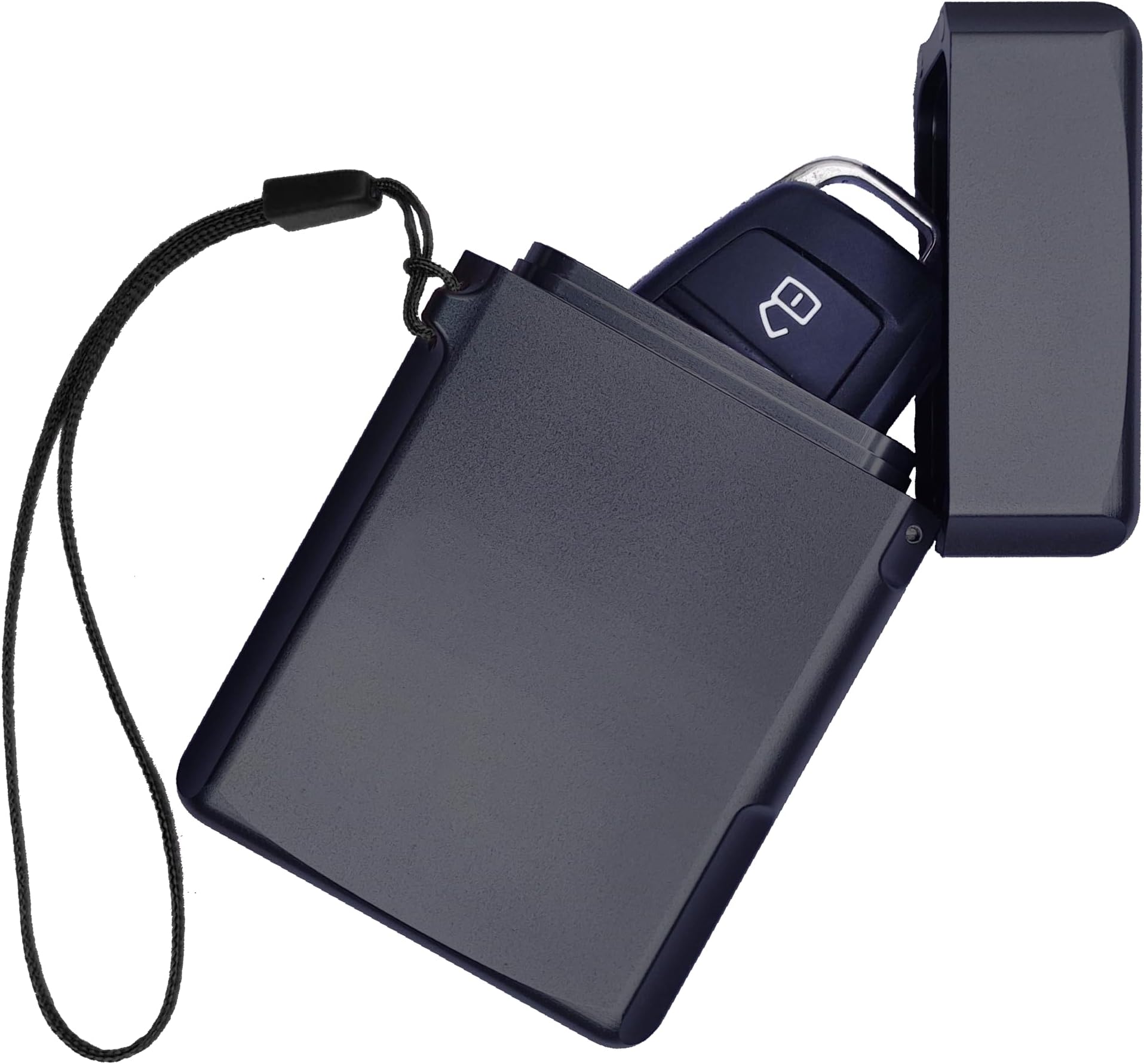 GENESOL RFID Signal Blocker Box for Keyless Entry Car Keys, Aluminium