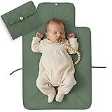 Portable Diaper Changing Pad - Soft and Easy to Clean Diaper Changing Mat for Babies - The Perfect Lightweight and Foldable Pad for Traveling Sage
