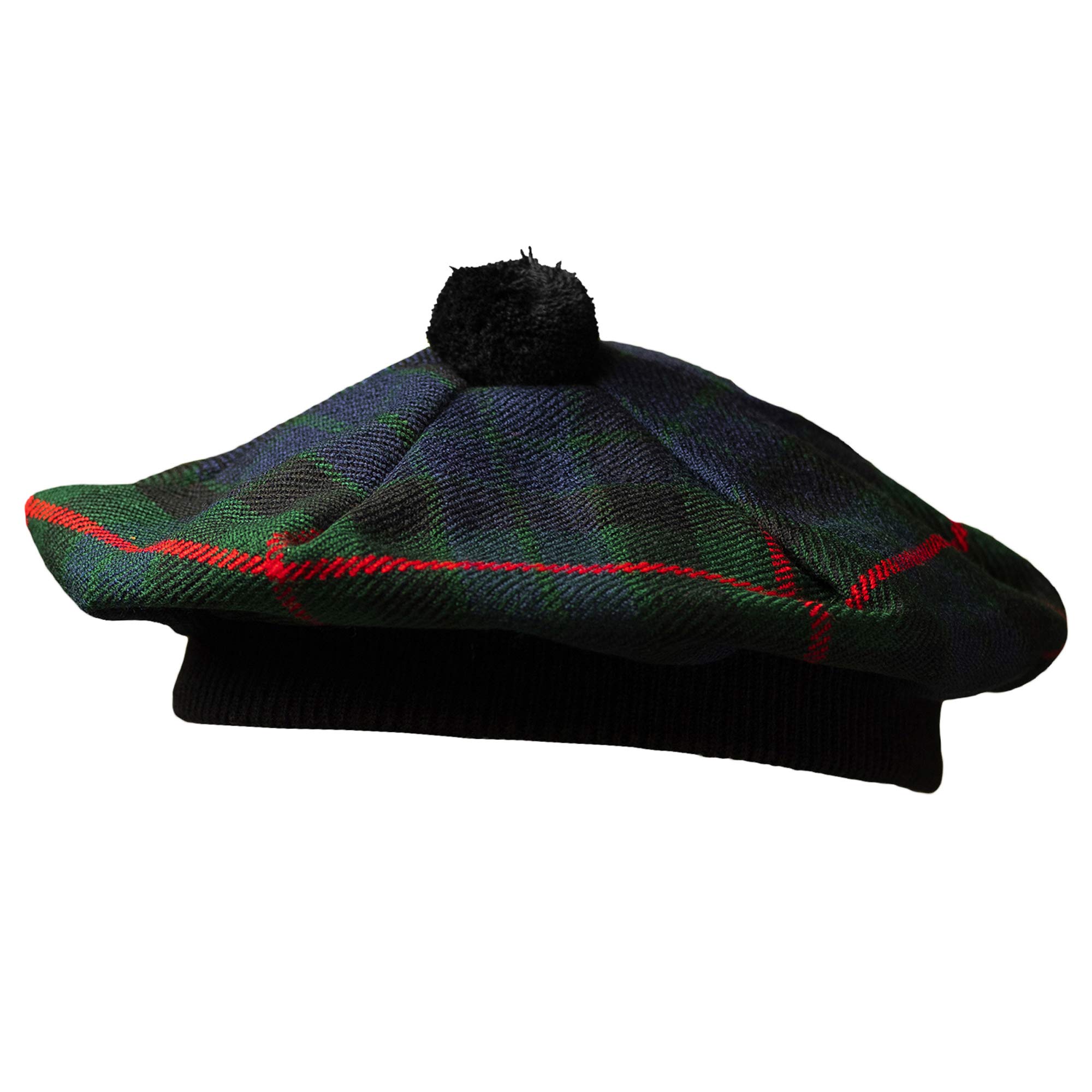 Yas Designer Unisex Gunn Scottish Hat Tam O' Shatner Tammy Jimmy Flat Bonnet In Many Tartans (Gunn), One Size