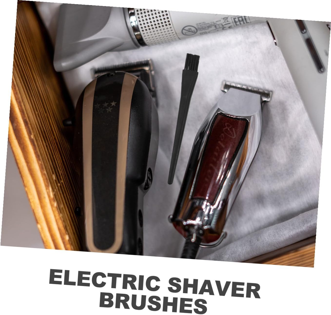 16pcs Men Shaving Kit Face Shaver Cleaning Brush Electric Razor Cleaning Tools Scrub Brushes for Razor Trimmer