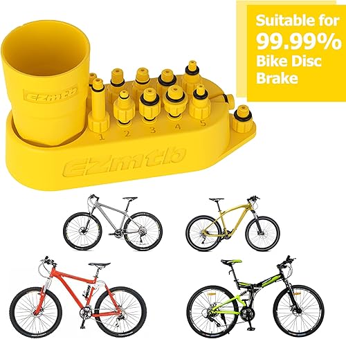 Miniatura 4 de Yiezio Kit de purga de freno de disco hidráulico de bicicleta para Shimano y TEKTRO y MAGURA y SRAM Series, Kits hidráulicos de cambio de freno,