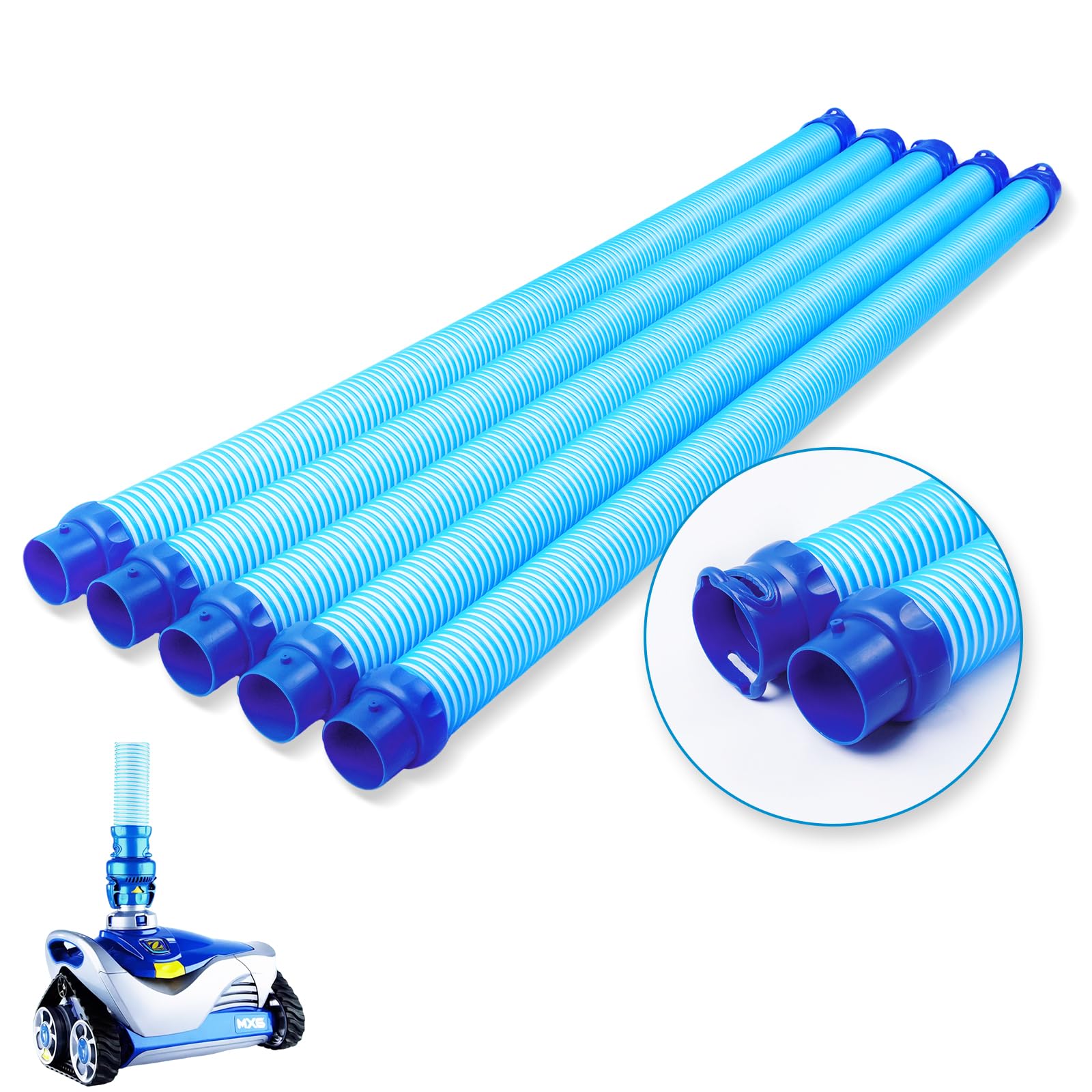 Photo 1 of PreLonTek 5-Pack 39-in Twist-Lock Pool Hose