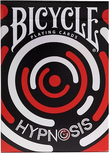 Miniatura 2 de Bicycle Hypnosis Specialty - Cartas de juego de cartas color rojo negro y blanco