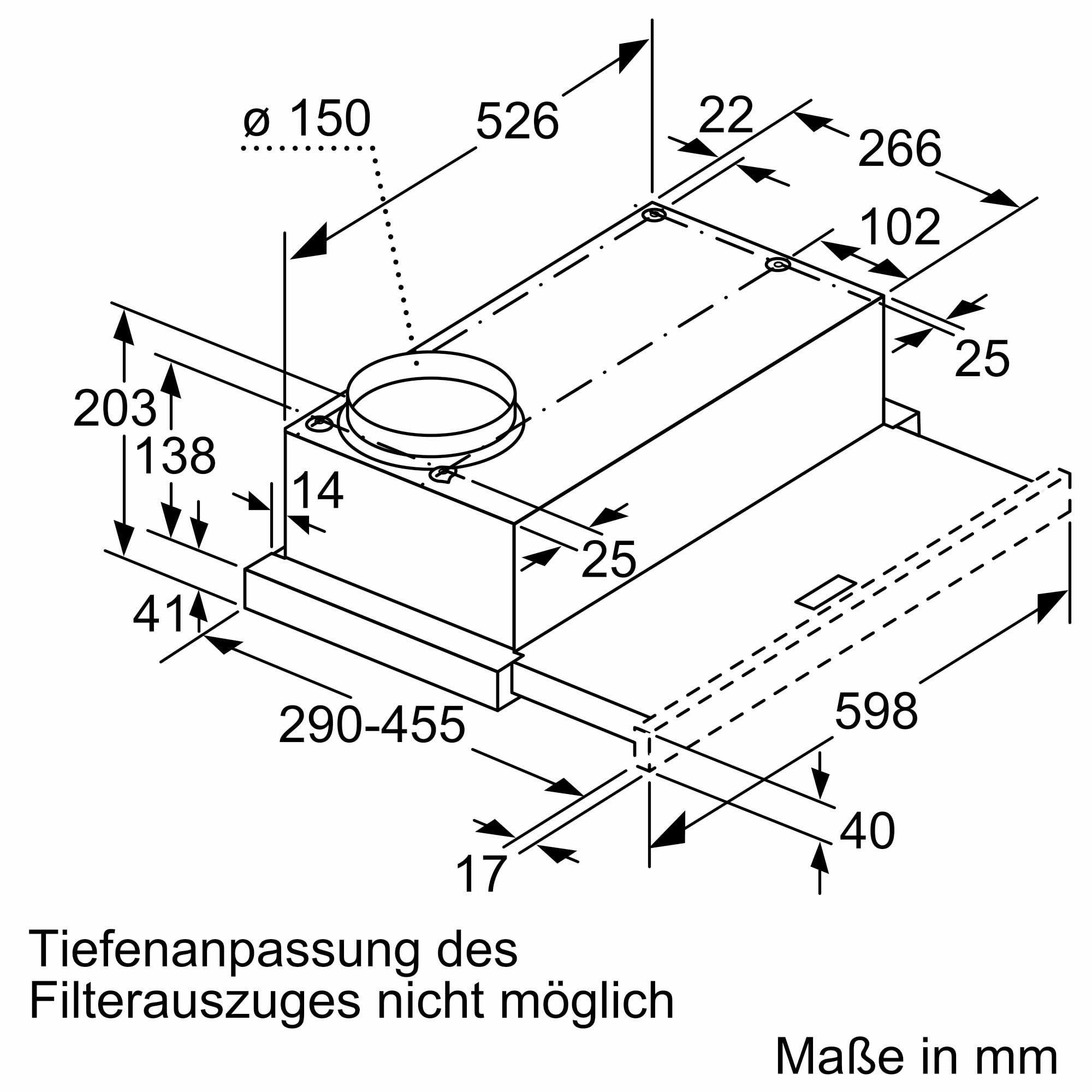Bosch Serie 2 Flachschirmhaube DFM064W55 60 cm LED-Beleuchtung Abluft Umluftbetrieb Metallfettfilter Silber
