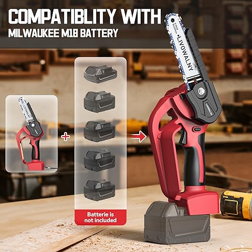 Miniatura 5 de Mini motosierra inalámbrica para batería Milwaukee m18 Luz de trabajo LED inalámbrica para Milwaukee M18 Light