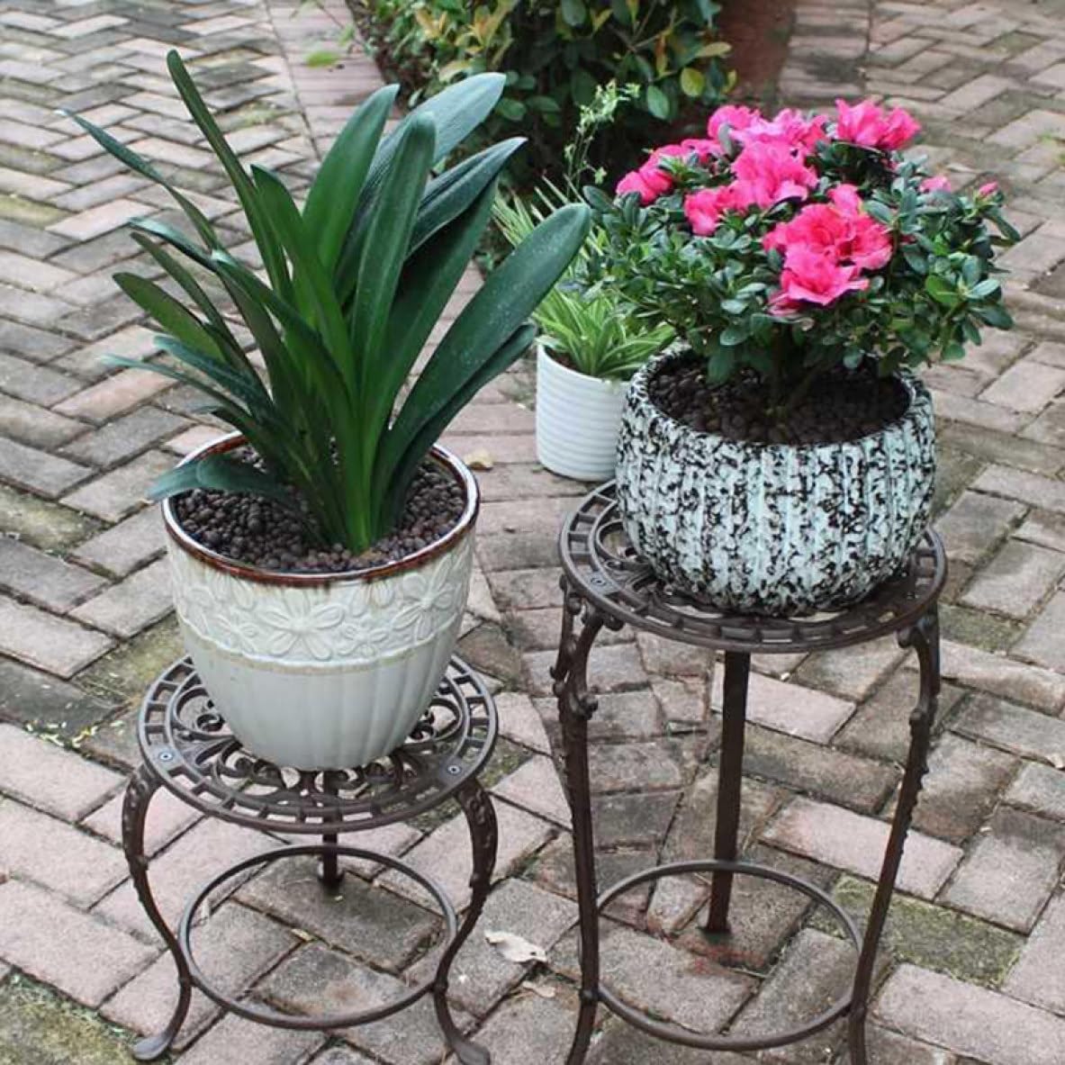 カントリー雑貨 ガーデン雑貨 花台 アイアン ミニチュア雑貨