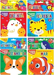 Coleção Livro de Pano 01 - Kit com 4 Livros de Pano