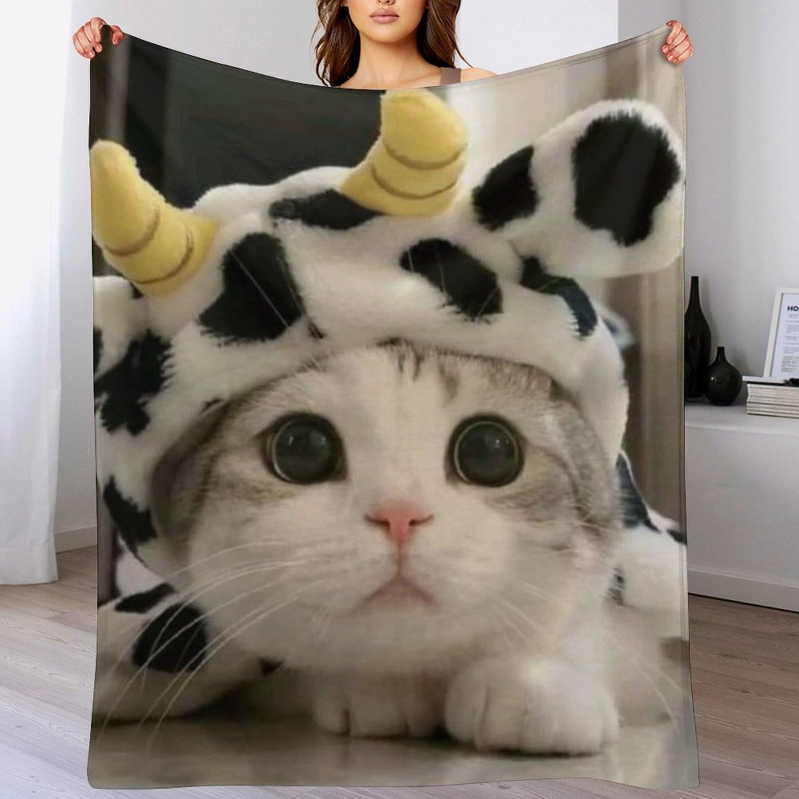 Manta de gato suave de franela 130x180 cm el regalo ideal para el hogar