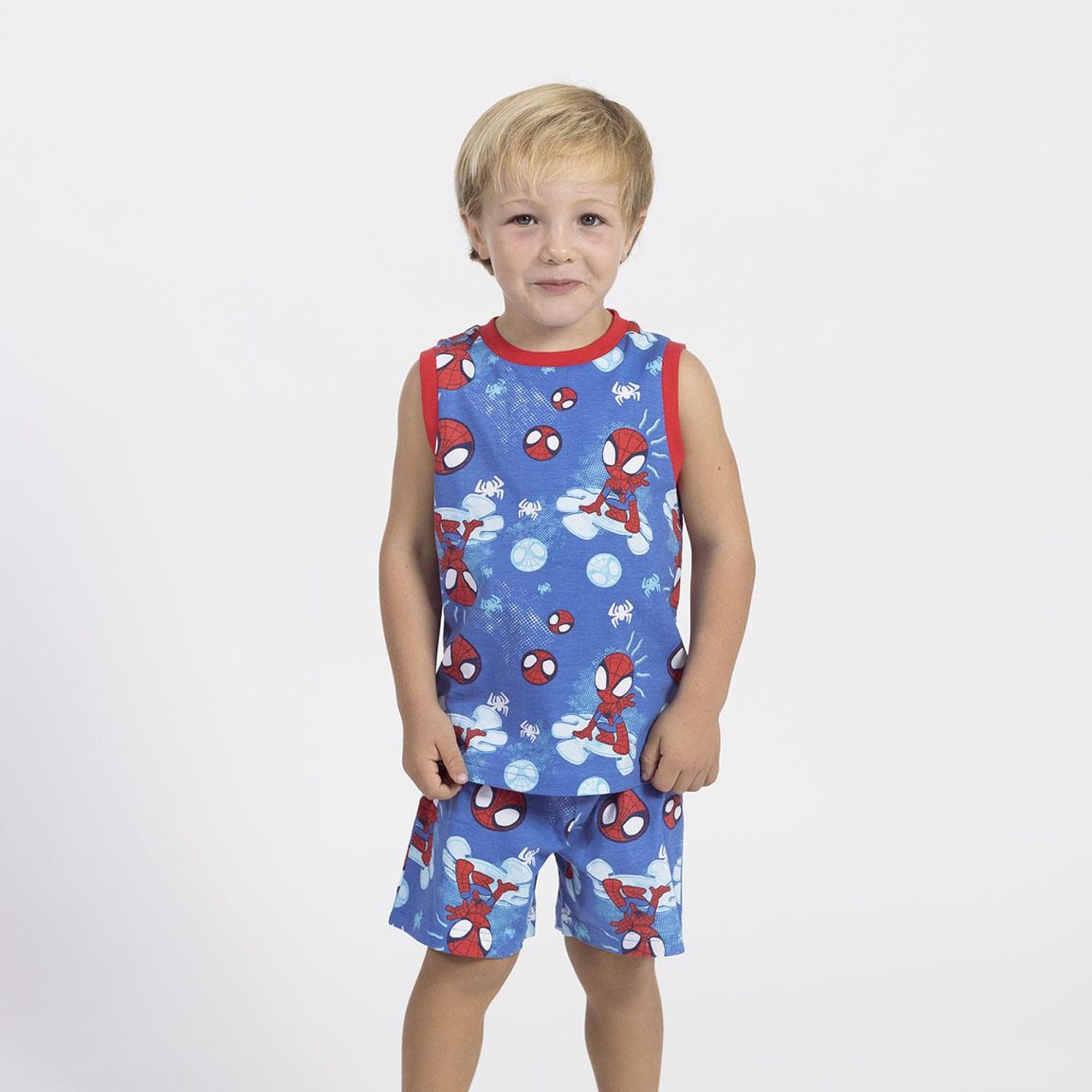 CERDÁ LIFE´S LITTLE MOMENTS Pigiama Corto Single Jersey Spidey - Pigiama Comodo e Morbido per Bambine - Pigiama Corto per Bambini con Motivo Minnie, Ideale per L'Estate, 2 Anni, 2 Anni