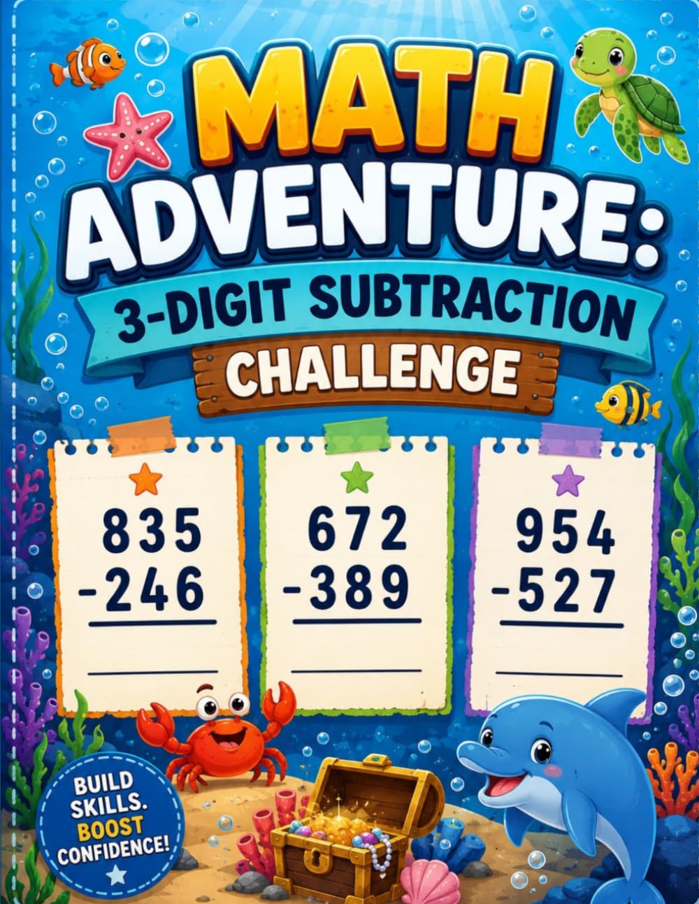 Math Adventure: 3‑Digit Subtraction Challenge: Engaging Vertical Subtraction Worksheets