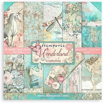 Stamperia Intl Scrapbooking Paper ، Multi 10 CountPack of 1