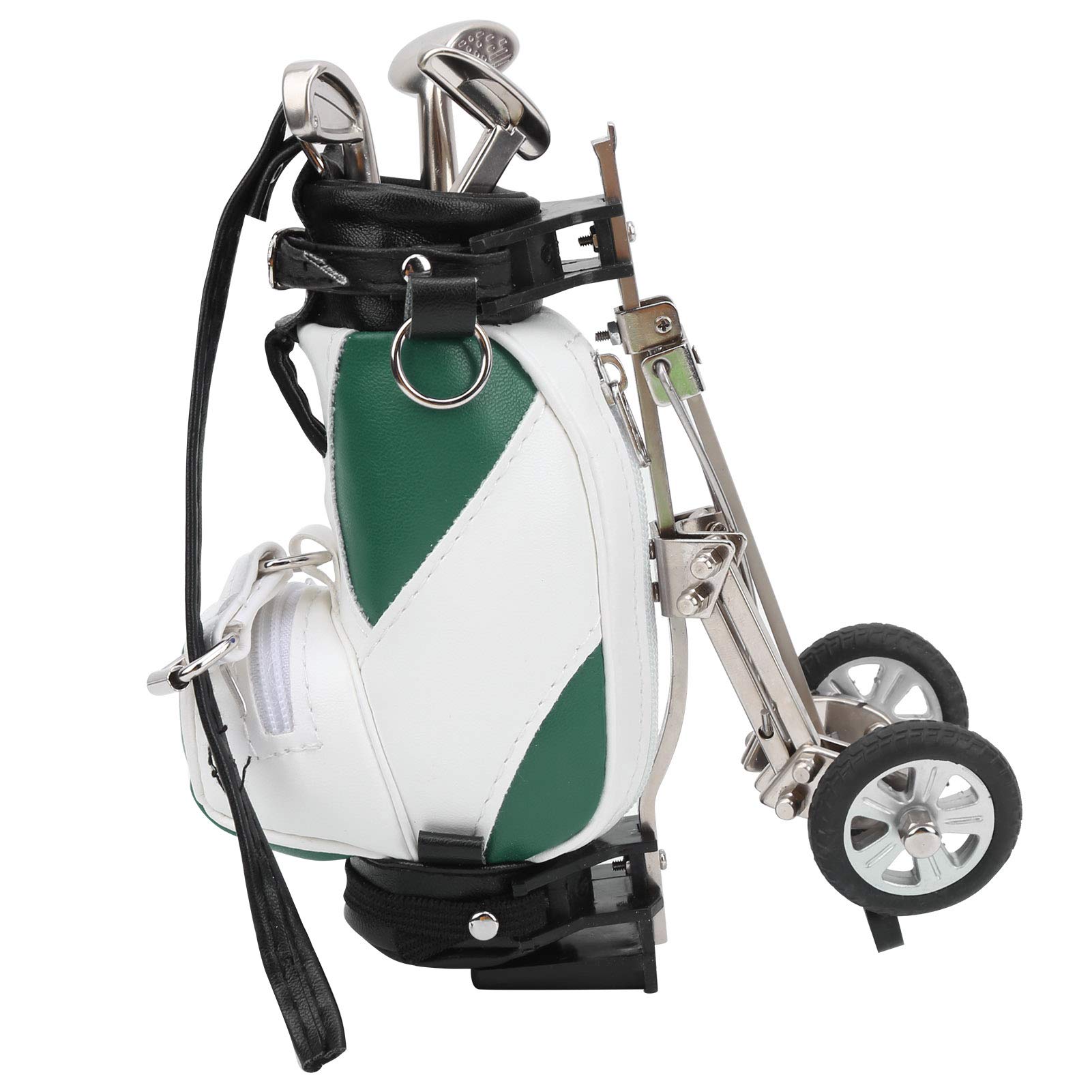 Keenso Juego de bolígrafos de golf 3 piezas con bolsa de aleación de zinc