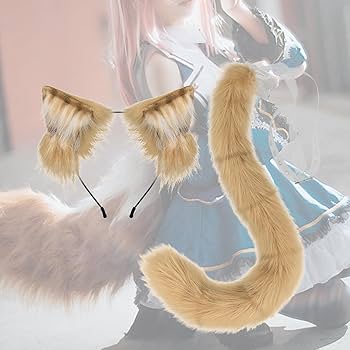 Amazon.co.jp: Dickly 猫耳としっぽセット猫耳カチューシャ動物