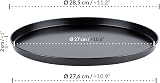Grizzly Pizza Backset, 5 pièces, avec support fixe et 4x plaques à pizza rondes 28 cm, support à pizza pour four cuire 4 pizzas en même temps - 7
