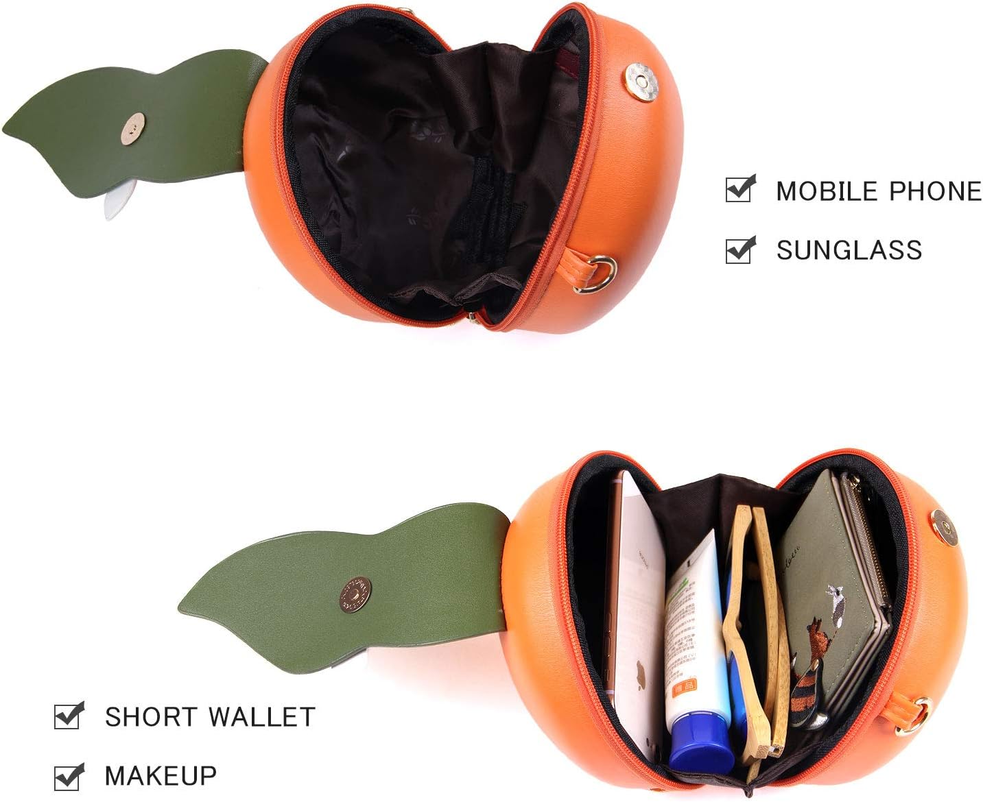 New Cute Fruits Watermelon Lemon Orange Cross body Bags Clutch Purse Novelty Shell Pearl Shoulder Bags