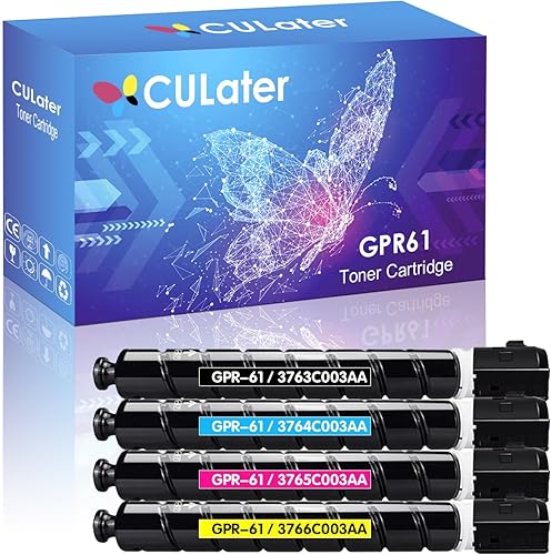 GPR61 GPR-61 Cartucho de tóner remanufacturado para 3763C003 3764C003 3765C003 3766C003 para Canon imageRUNNER Advance DX C5840 C5840i C5850 C5850i