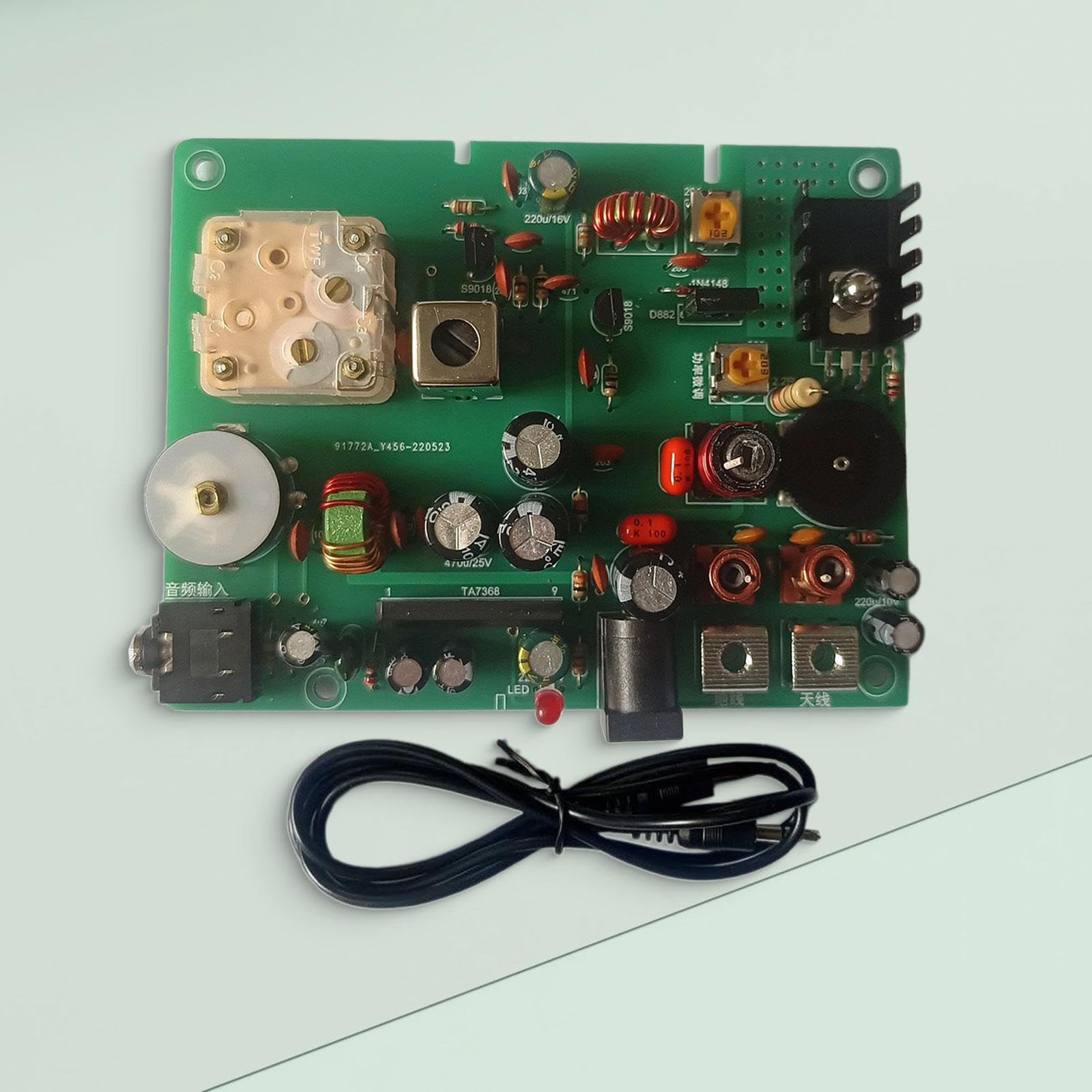 TRENDIVIBE DIY Radio Medium Wave Transmitter Kit HF Transmitting Power with Audio Cable-picture-15