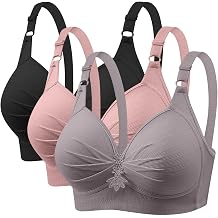 3 Pack Bras for Women No Underwire Push Up Bralette 2026 Everyday Wear Plus Size Comfort Wire Free Full Support Bra