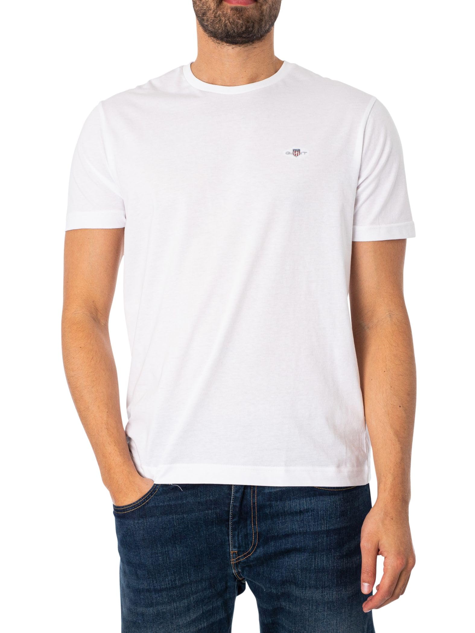 GANT Men's D2. Archive Shield Ss T-Shirt T-Shirt