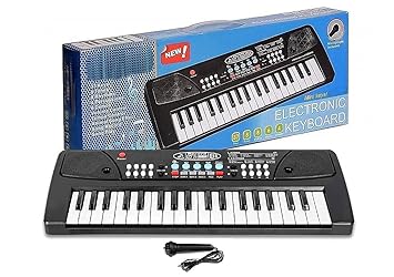 WORQOID Piano for Kids with Microphone | 37 Keys Kids Piano Keyboard | Portable Electronic Keyboards for Beginners Musical Toys Pianos for Girls Boys Ages 3-12 (37 Key)